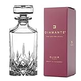 Diamante Whisky-Dekanter 'Dorchester' Kollektion | Kristallkaraffe 750 ml |...