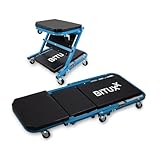 BITUXX® Werkstatt-Rollbrett Werkstattliege Montageliege Montagerollbrett...