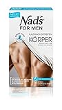 Nad's For Men Kaltwachsstreifen Männer - Haarentfernung für den Körper,...