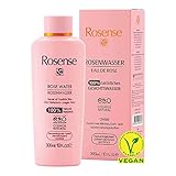 Rosense Rosenwasser 300 ml – feuchtigkeitsspendendes Gesichtswasser zur...