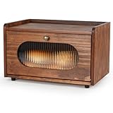 GUUSII HOME Brotkasten Holz Brotbox Küchentheke Brotaufbewahrung...