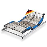 CubeSleep 7-Zonen Motor-Lattenrost PURE KF 44-Leisten 120x200cm |...