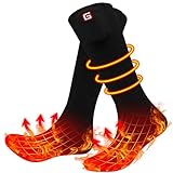 Svpro Beheizte Socken Damen Herren,Elektrisch Heizsocken mit Akku 4000mAh...