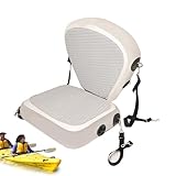 Aufblasbarer Kanusitz für Kajak und Paddle Board - Verstellbarer Bootssitz...
