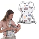 ZEPIQOR Babytrage für Neugeborene ab Geburt ergonomische babytrage...