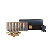 Fixgut Leder Kellnertasche, Kellnerbörse mit Euro-Münzwechsler, aus...
