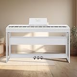 Bonnlo Digitalpiano mit 88 gewichteten Tasten, E-Piano Keyboard mit...