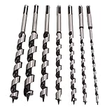 Jonlaki 7-teiliges Schlangenbohrer-Set aus Kohlenstoffstahl mit...