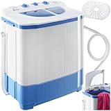 tectake® portable, mobile 4,5 kg Mini Waschmaschine + 3,5 kg...