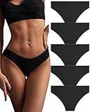 ALL OF SHE Baumwoll Unterwäsche Unterhosen Damen für Frauen Slip 5er Pack...