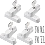 Neoteck 4x Sash Blocker für UPVC Fenster & Türen Sicherheitsverriegelung...