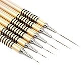 Metallic Nail Art Pinsel 6er Set Nail Art Liner Pinsel Rutschfeste Gel...
