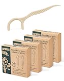 200 Stk. Nachhaltige Zahnseide Sticks NETONDA Dental Floss Picks Vegane...