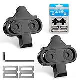 Bike Fahrrad Schuhplattenset, SPD Compatible Bike Pedal Cleats,...