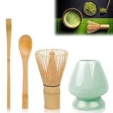 Matcha Besen – Matcha besen set - 4-teiliges Matcha Zubehör –Set mit...