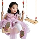 Kruzzel Kinderschaukel Outdoor Flaches Brett für 3 Jahre bis 50 kg -...