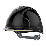 JSP EVO 2 Schutzhelm mit Gleitverschluss - Schwarz - belüftet...