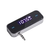 Mini Drahtlos FM Transmitter Sender UKW Handy Wireless Auto AUX-Adapter mit...