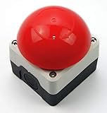 Not Aus Schalter/Taster, rastend, 240V, NC und NO Pilztaster rot IP65 1Ö...