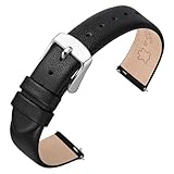 ANNEFIT Leder Uhrenarmbänder für Herren Damen, Schnellverschluss...