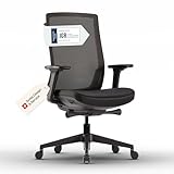 ofinto Ergo Bürostuhl Ergonomisch mit Armlehnen Schwarz |...