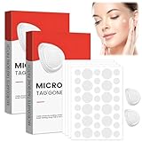2 Stück KUBOZN Pro MicroDarts TAG'Gone Hautpflaster, Nano Microneedle...