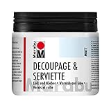 Marabu 11400075843 - Transparenter Lack und Kleber für Serviettentechnik,...