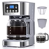 Taylor Swoden 950W Kaffeemaschine mit Timer,1.5L Filterkaffeemaschine 12...