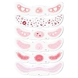 Weihnachten Temporary T-attoos 6 Blätter, Glitzer Gesicht t-attoo Mit...