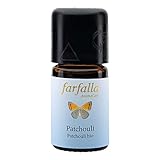 FARFALLA Ätherisches Öl, Patchouli, bio, 5ml (5er Pack)