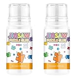 Slicooken 2X Puzzlekleber, 60 Ml Puzzlekleber mit Schwammkopf, Ungiftiger...