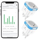 EIGHTREE WLAN Smart Steckdose 2.4GHz&5GHz, Smart Home WiFi Steckdose...