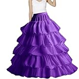 Tüllrock Damen Karneval Tütü Röcke Einfarbig Retro Schnelltrocknende...