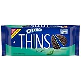 OREO Thins Mint Creme Chocolate Sandwich Cookies, Familiengröße, 334 ml
