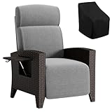 Fiutazge Relaxliege Liegesessel mit Dickes Auflage,Relaxliege Garten...
