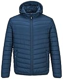 Outdoor Ventures Leichte Steppjacke Herren Übergangsjacke Packbare Puffer...