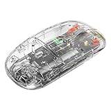 Vocdikficy Kabellose Maus, Bluetooth-Maus, 3, Transparente Maus 2,4 G + BT...