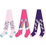 L&K-II 3er Strumpfhose Kinder Strickstrumpfhose für Mädchen mit...