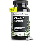 Vitamin B Komplex – 365 Tabletten für 12 Monate – Premium-Rohstoff...