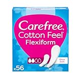 Carefree Slipeinlagen Cotton Feel Flexiform mit Frischeduft, 100%...