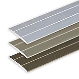 Toolerando Übergangsprofil Übergangsleiste Bodenleiste aus Aluminium...