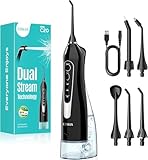 COSLUS Munddusche Kabellos Trragba Elektrische: 300ML WassertankTestsieger...