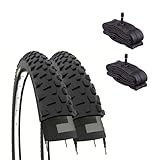 ECOVELO Unisex – Erwachsene Pneumatici 26 X 2.10 (54-559) + Camere V.a....