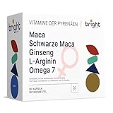 Maca, Schwarze Maca, Ginseng, L-Arginin und Omega 7 – Ohne synthetische...