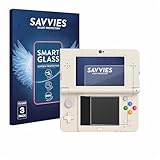 Savvies 3 Stück Panzer Schutz Glas für Nintendo New 3DS 9H Schutzfolie,...