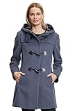 Gil Bret Damen Dufflecoat mit Kapuze Dunkelblau,36