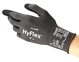 Ansell HyFlex 11-840, Professionelle Arbeitshandschuhe, Abriebfeste Nylon...