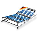 CubeSleep 7-Zonen Lattenrost Cloud KF Tellerrahmen 90x200cm | Kopf- und...