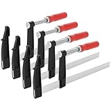 SHUESS Schraubzwingen Set 4 Stück Spanner, mit Spannweite 150mm/300mm,...