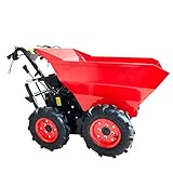 BRAST® Benzin Muldenkipper Mini-Dumper Motor-Schubkarre Dumper Radlader...